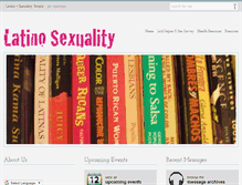 Tablet Screenshot of latinosexuality.com